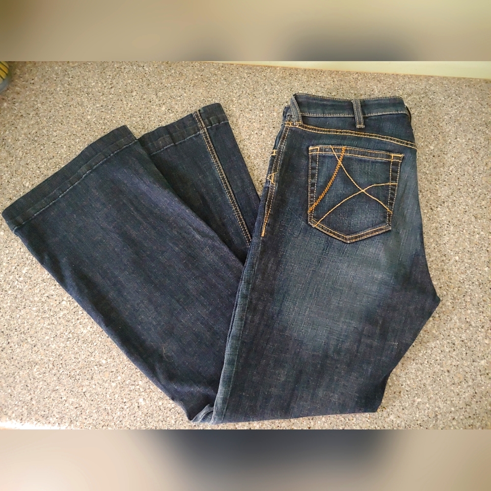 Ariat Brown Stiched Trousers